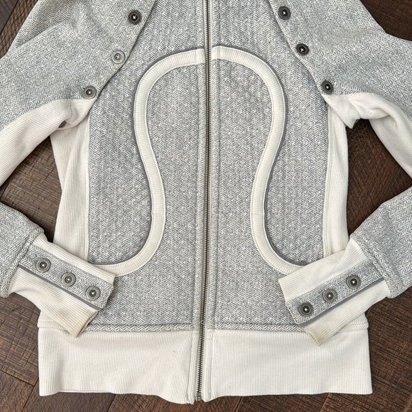 Lululemon Rare Special Edition Scuba Hoodie in Ghost Herringbone - Picture 6 of 11